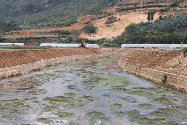 安寧市水務局鳴矣河甸中閘至小高山閘段河道綜合整治工程