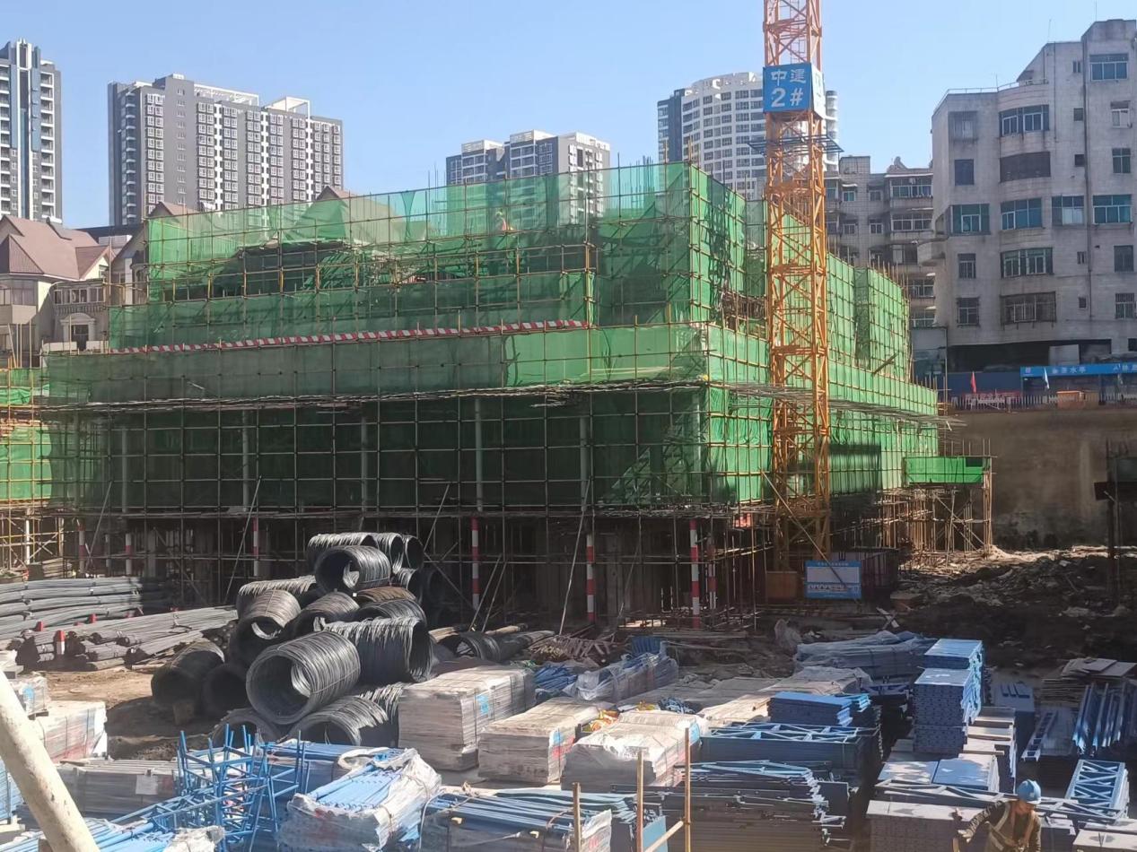 安寧市官廂街更新改造工程項(xiàng)目(南地塊)11月工程進(jìn)度