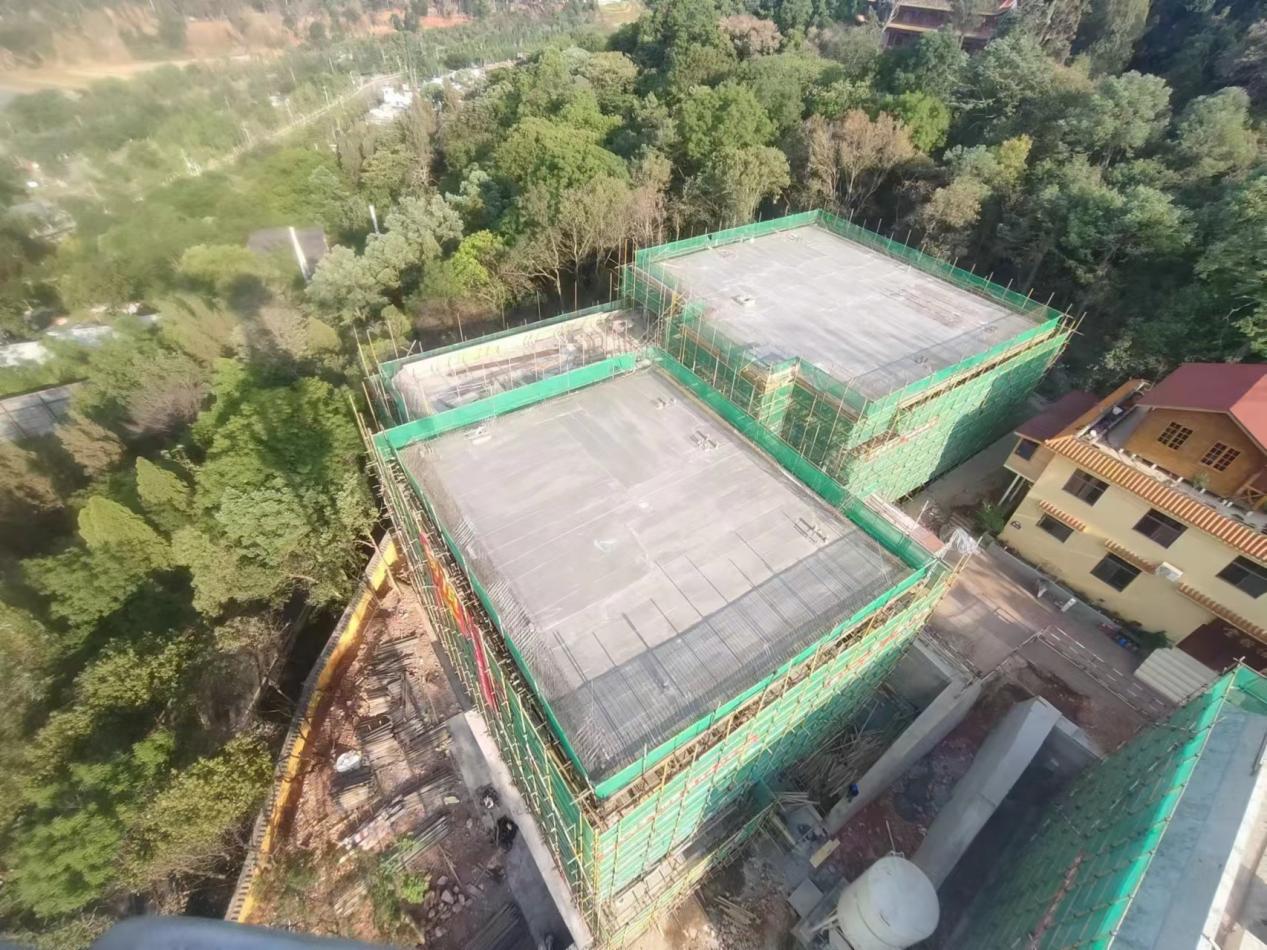 云南佛學(xué)院師生宿舍樓、食堂樓建設(shè)項(xiàng)目5月進(jìn)度