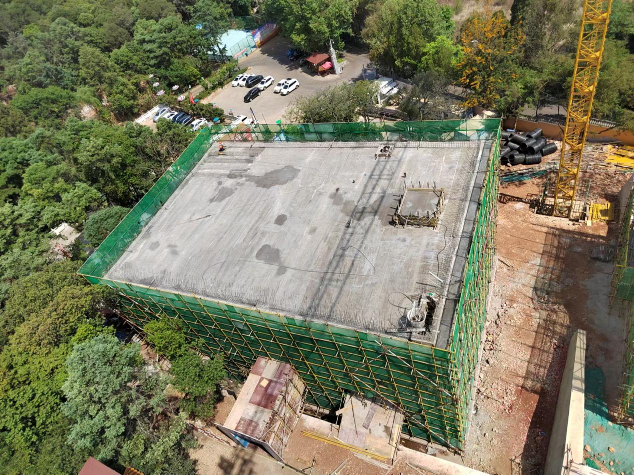 云南佛學(xué)院師生宿舍樓、食堂樓建設(shè)項(xiàng)目5月進(jìn)度